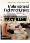 Exam (elaborations) Test Bank Maternity and Pediatric Nursing 3rd Edition by Ricci, Kyle and Carman 