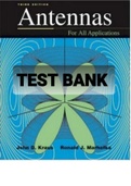 Exam (elaborations) TEST BANK FOR  Antennas for all Applications By John D. Kraus (Solution Manual)-Converted 