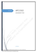 APC1502_ ASSIGNMENT 2 2020.