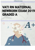 Exam &lpar;elaborations&rpar; VATI RN MATERNAL NEWBORN EXAM  