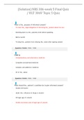 &lpar;Solution&rpar; NRS 306-week 5 Final Quiz &sol; HLT 306V Topic 5 Quiz