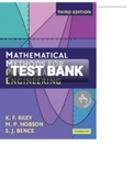 Exam (elaborations) TEST BANK FOR  Mathematical methods for physics and engineering 3rd Edition By Riley, Kenneth Franklin_ Hobson, Michael Paul  (Solution Manual)-Converted 