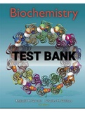 Exam (elaborations) TEST BANK FOR Garrett & Grisham's Biochemistry 5th Edition By Jemiolo D.K. and Theg S.M. (Student Solutions Manual, Study Guide and Problems Book) 