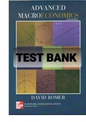 Exam (elaborations) TEST BANK FOR Advanced Macroeconomics By David Romer (Solution Manual)-Converted 