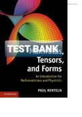 Exam (elaborations) TEST BANK FOR Manifolds, Tensor and Forms An Introduction for Mathematics and Physicists By Renteln Paul (Solution manual) 
