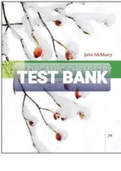 Exam (elaborations) TEST BANK FOR McMurry's Organic Chemistry 7th Edition By Susan McMurry (Study Guide with Solutions Manual) 
