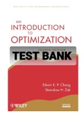 Exam &lpar;elaborations&rpar; TEST BANK FOR An Introduction to Optimization 4th edition By Edwin K&period; P&period; Chong&comma; Stanislaw H&period; Zak &lpar;solution manual&rpar;-Converted 
