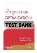 Exam (elaborations) TEST BANK FOR An Introduction to Optimization 4th edition By Edwin K. P. Chong, Stanislaw H. Zak (solution manual)-Converted 