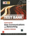 Exam (elaborations) TEST BANK FOR Data Communications and Networking 4TH Edition By Behrouz A. Forouzan (Solution Manual)-Converted 