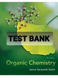 Exam (elaborations) TEST BANK FOR Organic Chemistry 3rd Edition By Janice Smith (Study Guide and Solutions Manual) 