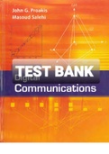 Exam (elaborations) TEST BANK FOR Digital Communications 5th Edition By Proakis Salehi (Instructor Solution Manual) 