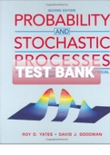 Exam (elaborations) TEST BANK FOR Probability and Stochastic Processes A Friendly Introduction for Electrical and Computer Engineers 2nd Edition By Roy D. Yates, David Goodman (Solution Manual) 