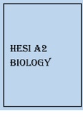 HESI A2 BIOLOGY 2021.