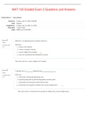 MAT 150 Graded Exam 2 Questions and Answers&comma;100&percnt; CORRECT