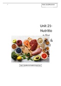 unit 21 nutrition for health and social care m1