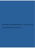 MGG2602 EXAM PREPARATION – Previous Exams GUARANTEED PASS WITH A+