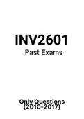 INV2601 - Exam Questions PACK (2010-2017)