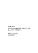 MGG2602 Sexual-trauma COMPILED EXAM Q AND A 2013-2016.