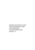 FIN2601 EXAM PACK 2020 PAST EXAM QUES AND ANS UPDATED.