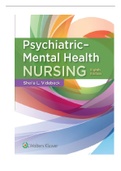 Psychiatric-Mental Health Nursing 8e Videbeck