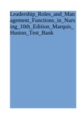 Leadership_Roles_and_Management_Functions_in_Nursing_10th_Edition_Marquis_Huston_Test_Bank
