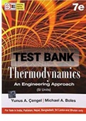 Exam (elaborations) TEST BANK FOR Thermodynamics An Engineering Approach 7th Edition By Yunus A. Cengel and Michael A. Boles (Solution Manual) 
