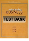 Exam (elaborations) TEST BANK Understanding Business 10th Edition by William G. Nickels, James M. McHugh and Susan M. McHugh 