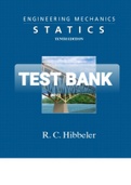 Exam (elaborations) TEST BANK FOR Engineering Mechanics STATICS 10th Edition By Russell C. Hibbeler (SOLUTION MANUAL) 