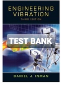 Exam (elaborations) TEST BANK FOR Engineering Vibration 3rd Edition By Daniel J. Inman (Solution Manual)