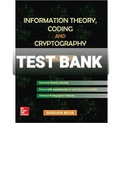  TEST BANK FOR Information, Theory, Coding and Cryptography 3rd Edition By Ranjan Bose (Solution Manual)-Converted 