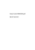 HRM2604 - Performance Management Practices Study Guide For Exams.