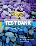 Exam (elaborations) TEST BANK FOR Introduction To Data Mining By Tan Pang-Ning, Steinbach Michael and Kumar Vipin (Instructors Solution Manual) 