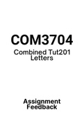 COM3704 - Combined Tut201 Letters (2016-2020)