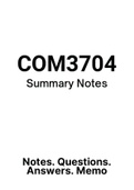 COM3704 - Notes (Summary)