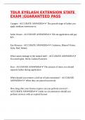 PACKAGE DEAL FOR THE TDLR  ALL EXAMS &vert;ACCURATE ANSWERS &vert;GUARANTEED EXAM QUESTIONS &vert;SOLVED