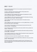 MGC 1 CH-14 Questions & 100&percnt; Verified Correct Answers with complete solutions &lpar;Latest update 2024 2025