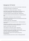 Management 310 Final KU Questions & 100&percnt; Verified Correct Answers with complete solutions &lpar;Latest update 2024 2025