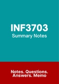 INF3703 - Summarised Notes 