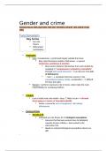 A&ast; student detailed notes on Gender crime 