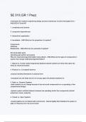 SE 310 &lpar;GR 1 Prep&rpar; Questions & 100&percnt; Verified Correct Answers with complete solutions &lpar;Latest update 2024 2025