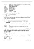 NURS 6630/Nurs6630 psychopharmacology  Midterm Exam Questions with Answers. Graded A. 