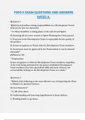 PSPO II EXAM QUESTIONS AND ANSWERS  RATED A&period;