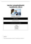 NS 344 Acute Lymphoblastic Leukemia (ALL) Unfolding Case Study