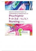 Davis Advantage for Townsend&rsquo;s Essentials of Psychiatric Mental Health Nursing 9th Edition Test Bank Karyn Morgan All Chapters &lpar;1-32&rpar; &vert; A&plus; ULTIMATE GUIDE 2023