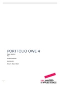 Portfolio OWE 4 inclusief peerfeedback!