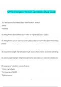 MPTC Emergency Vehicle Operations Study Guide Questions and Verified Answers &lpar;2024 &sol; 2025&rpar;&comma; 100&percnt; Guarantee Pass