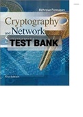Exam (elaborations) TEST BANK FOR CRYPTOGRAPHY AND NETWORK SECURITY 1ST Edition By  Behrouz A. Forouzan
