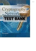 Exam &lpar;elaborations&rpar; TEST BANK FOR CRYPTOGRAPHY AND NETWORK SECURITY 1ST Edition By  Behrouz A&period; Forouzan