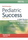 Test Bank For Pediatric Success- A Q&A Review Applying Critical Thinking to Test Taking, 2nd Edition - Beth Richa Chapter1_15
