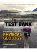 Exam (elaborations) TEST BANK FOR Laboratory Manual in Physical Geology.10th Edition By Richard M. Busch  (Solution Manual)